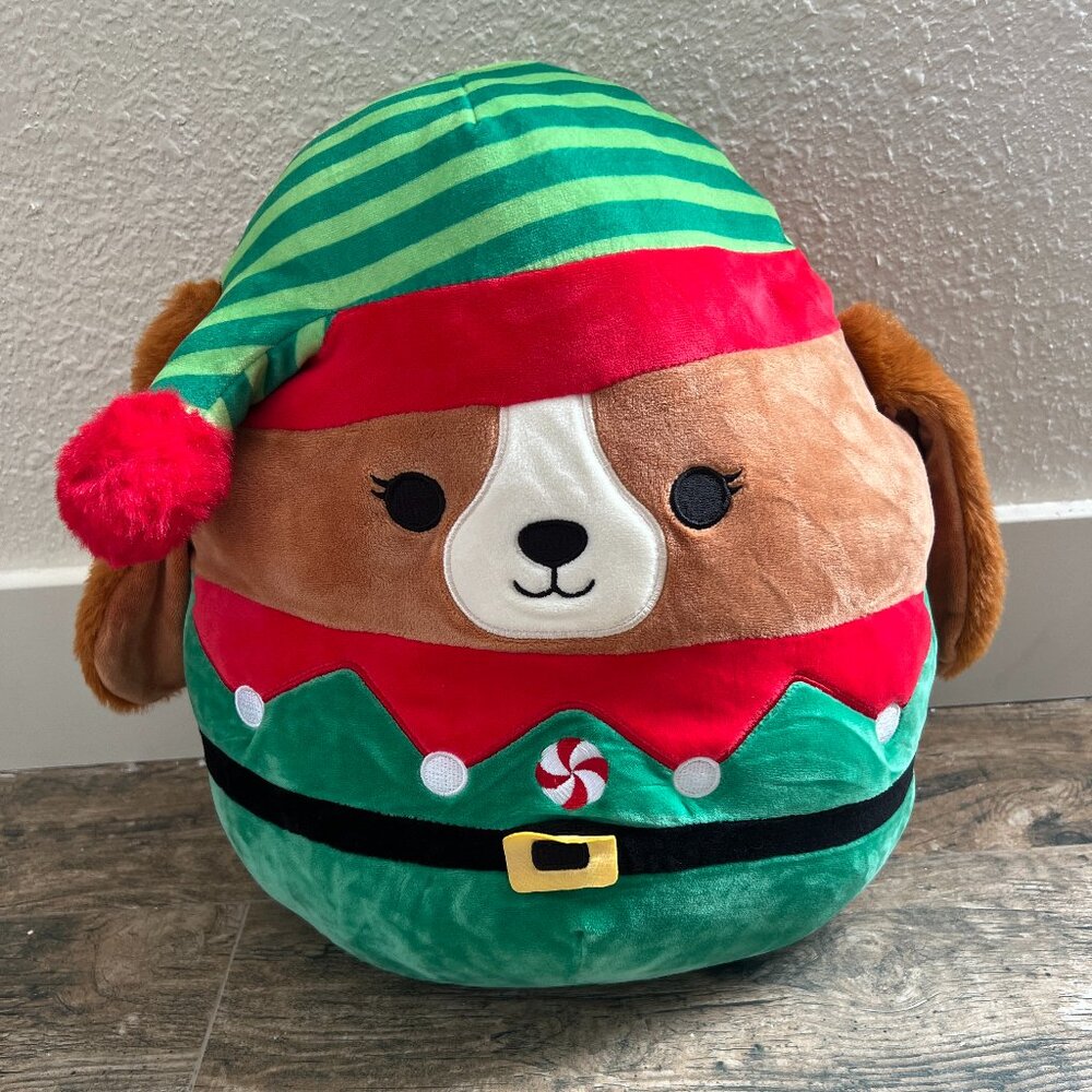 Squishmallow Holiday "Darcy" The Christmas Dog 12'
